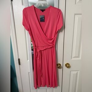 Pink Lemonade Wrap Dress